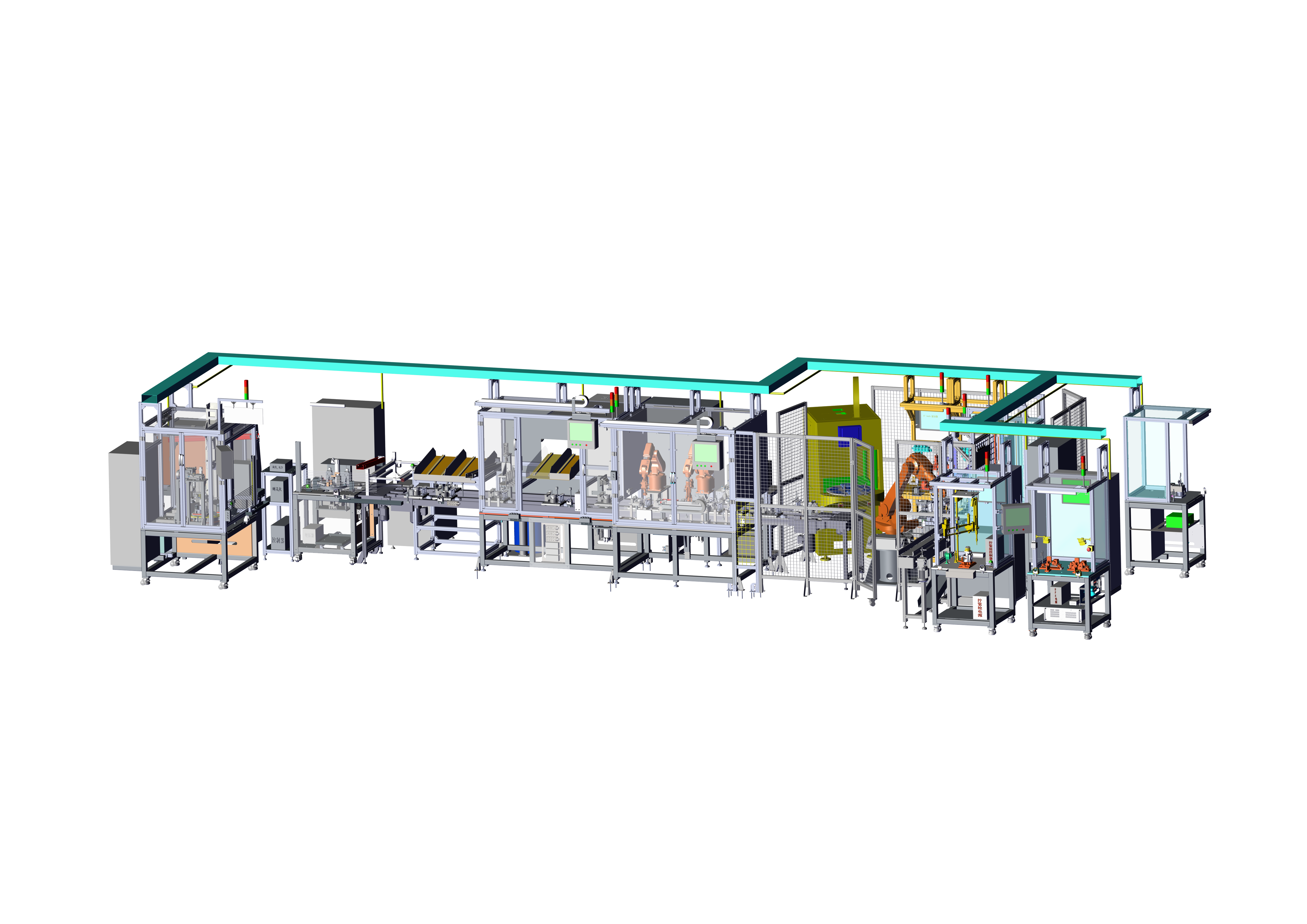 EPB执行器装配及检测线总装